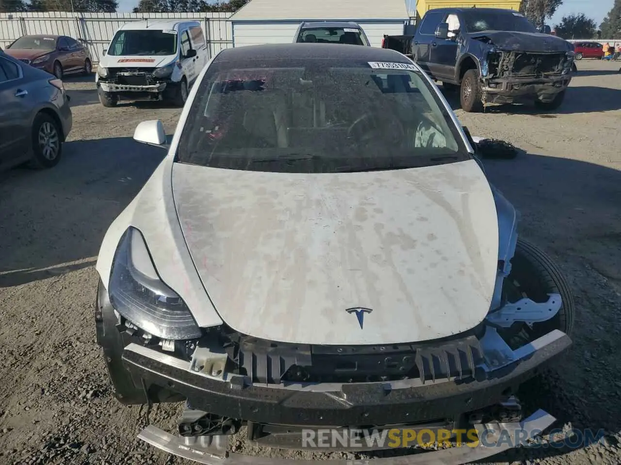 5 Photograph of a damaged car 5YJ3E1EA7PF468194 TESLA MODEL 3 2023