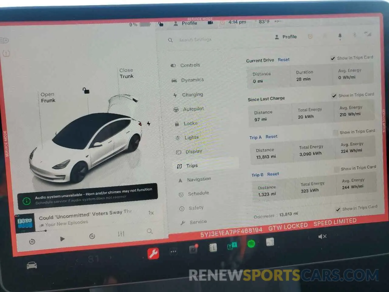 9 Photograph of a damaged car 5YJ3E1EA7PF468194 TESLA MODEL 3 2023