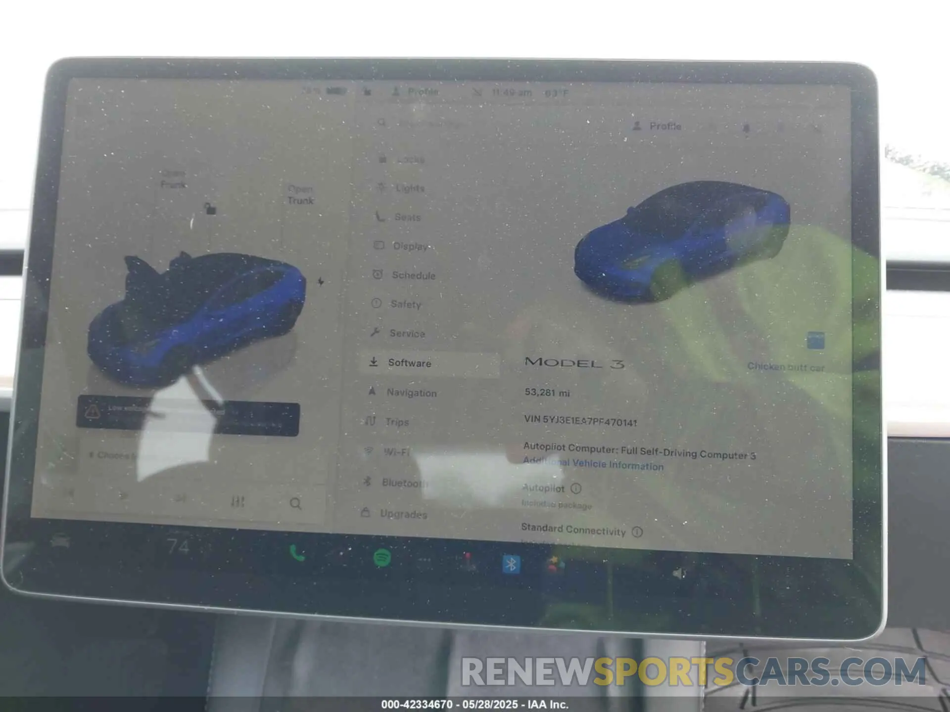 7 Photograph of a damaged car 5YJ3E1EA7PF470141 TESLA MODEL 3 2023