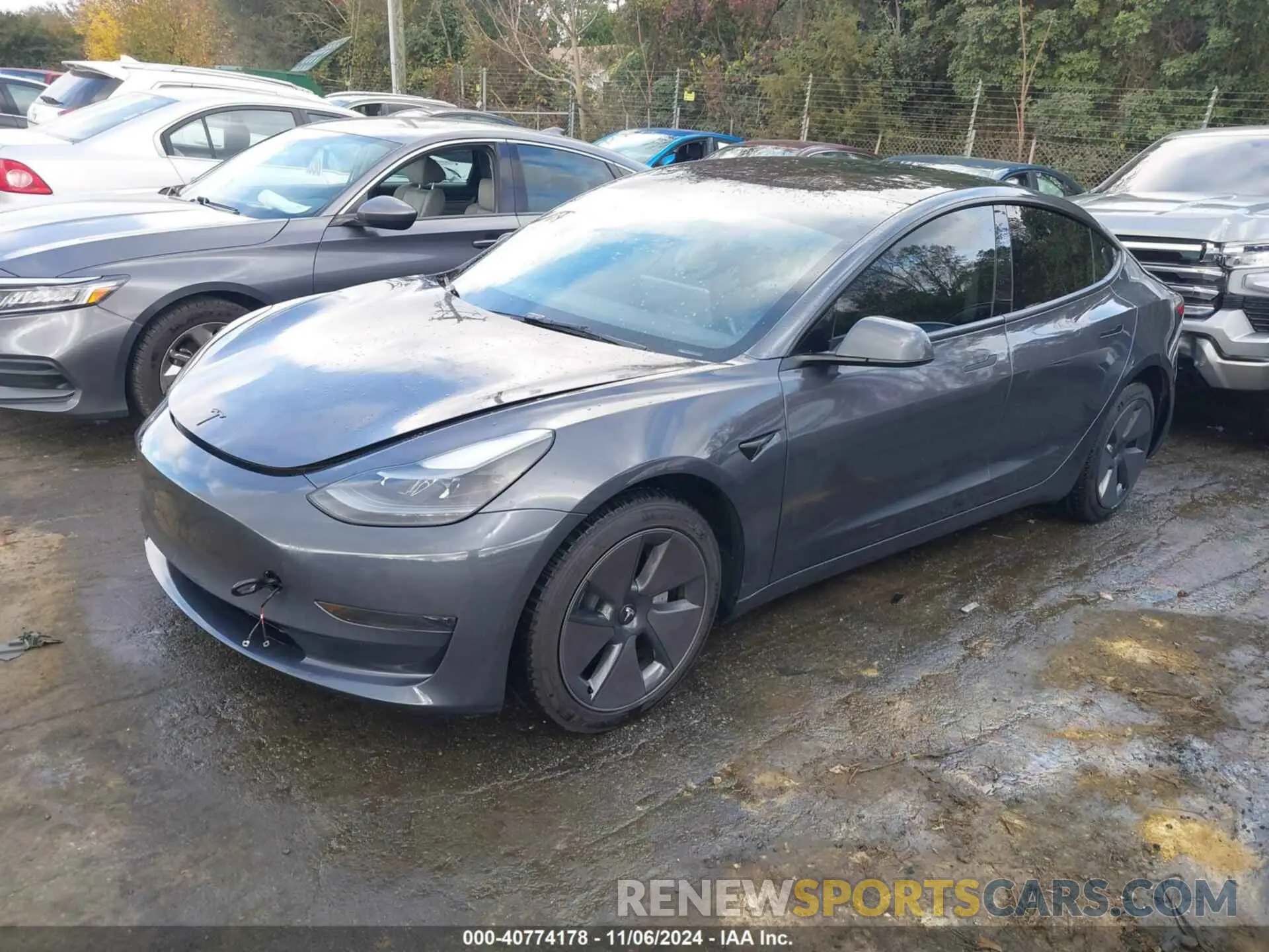 2 Photograph of a damaged car 5YJ3E1EA7PF483312 TESLA MODEL 3 2023