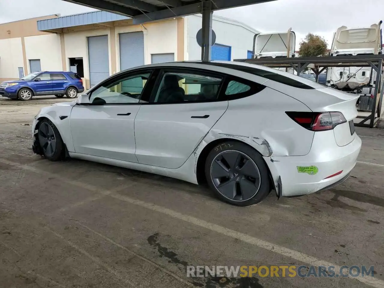 2 Photograph of a damaged car 5YJ3E1EA7PF488316 TESLA MODEL 3 2023