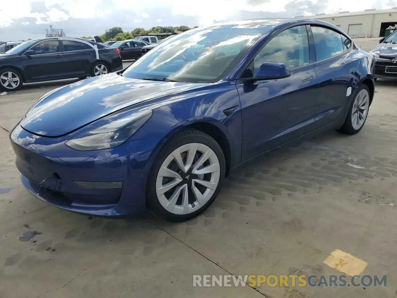 1 Photograph of a damaged car 5YJ3E1EA7PF493029 TESLA MODEL 3 2023