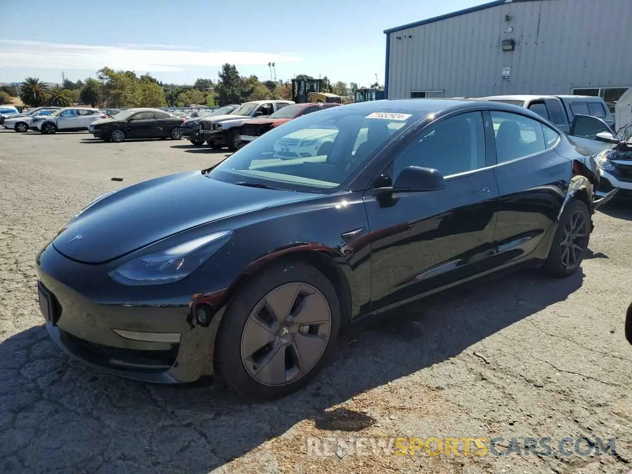 1 Photograph of a damaged car 5YJ3E1EA7PF494326 TESLA MODEL 3 2023
