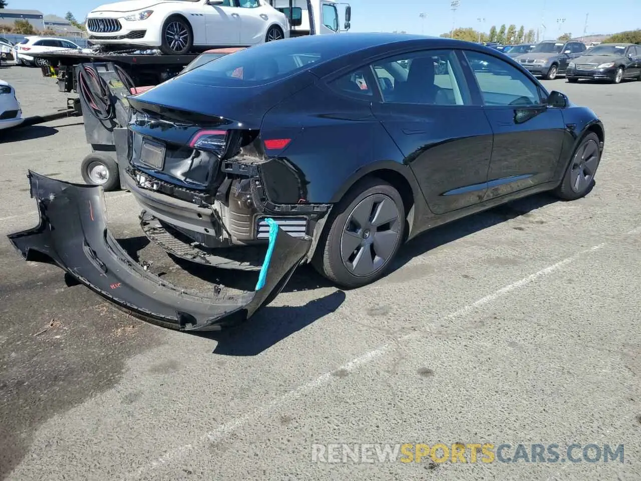3 Photograph of a damaged car 5YJ3E1EA7PF494326 TESLA MODEL 3 2023