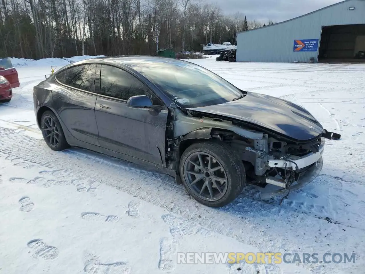 4 Photograph of a damaged car 5YJ3E1EA7PF496089 TESLA MODEL 3 2023