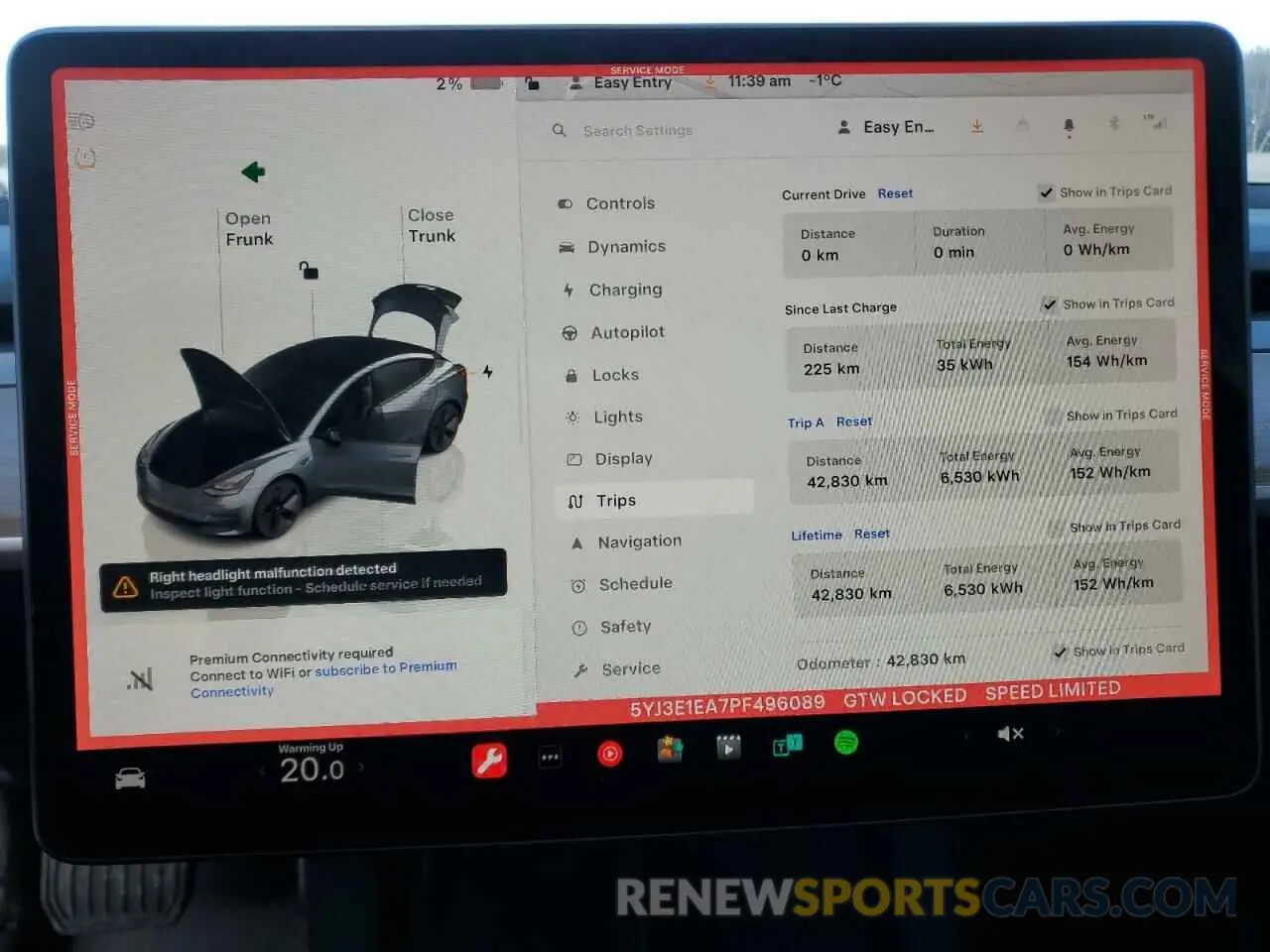 9 Photograph of a damaged car 5YJ3E1EA7PF496089 TESLA MODEL 3 2023