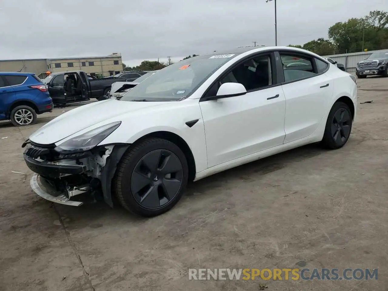 1 Photograph of a damaged car 5YJ3E1EA7PF500383 TESLA MODEL 3 2023