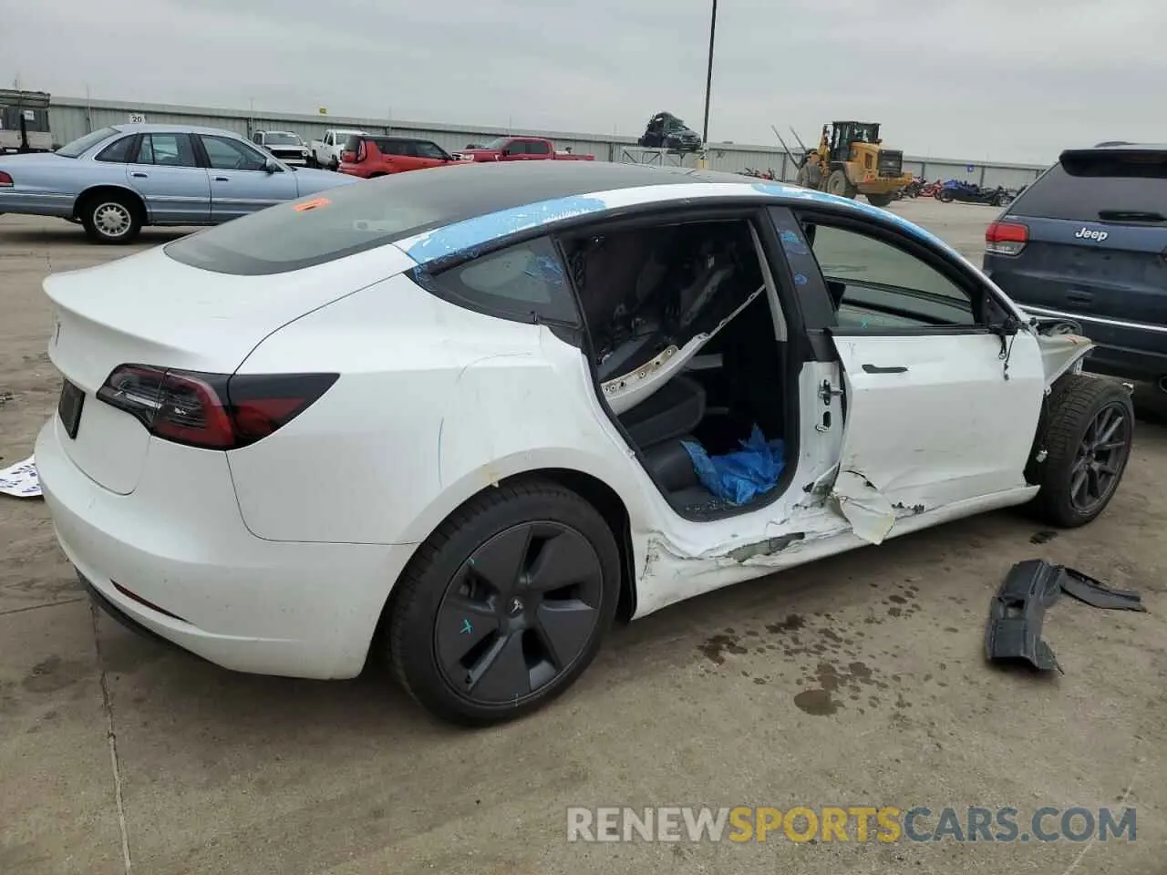 3 Photograph of a damaged car 5YJ3E1EA7PF500383 TESLA MODEL 3 2023