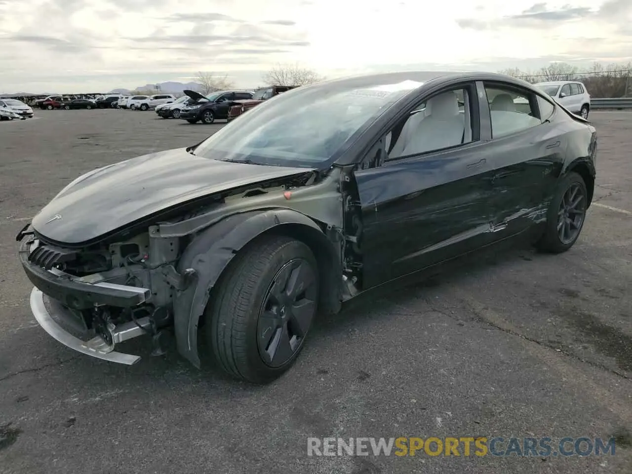 1 Photograph of a damaged car 5YJ3E1EA7PF502831 TESLA MODEL 3 2023