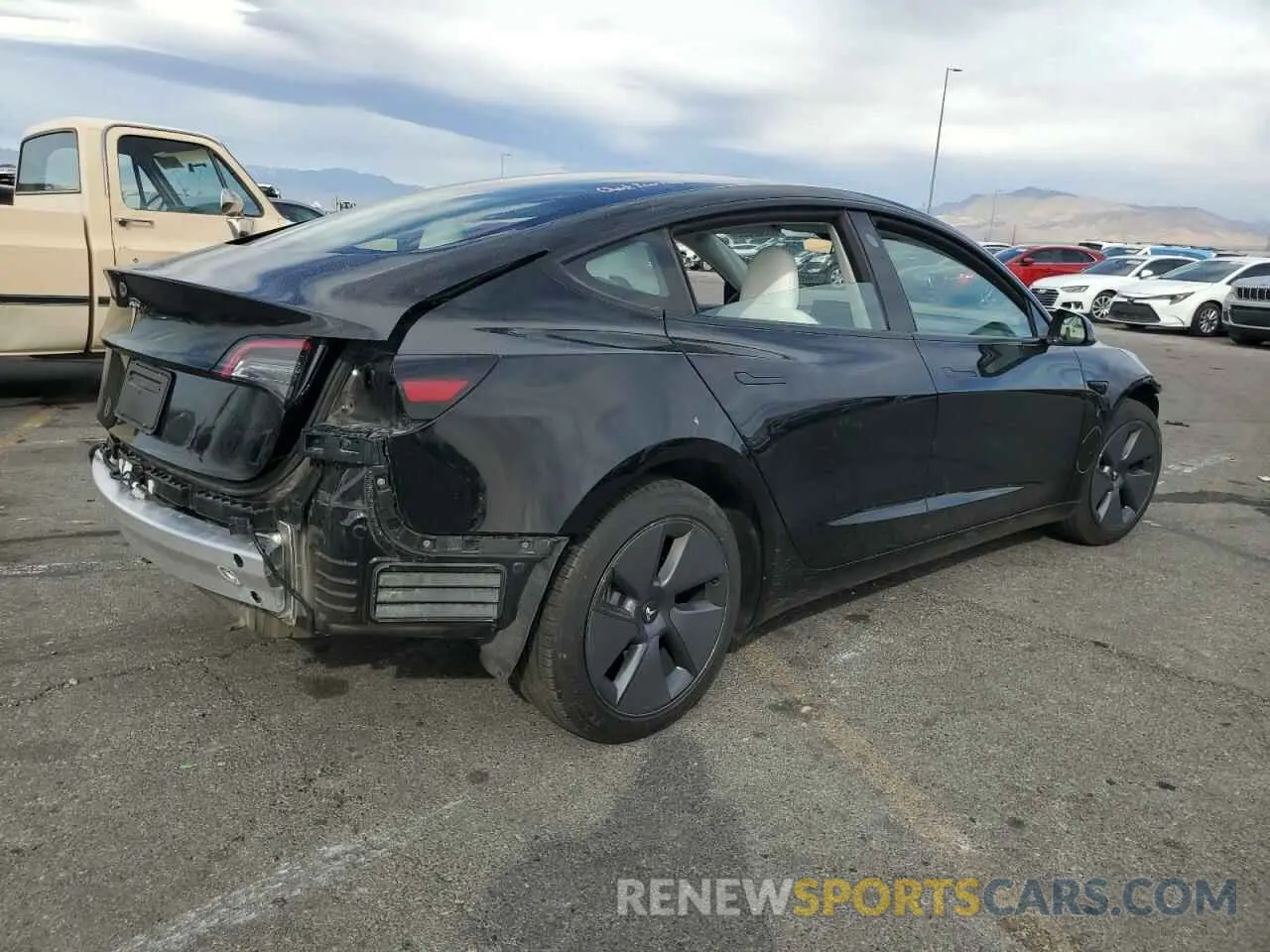 3 Photograph of a damaged car 5YJ3E1EA7PF502831 TESLA MODEL 3 2023