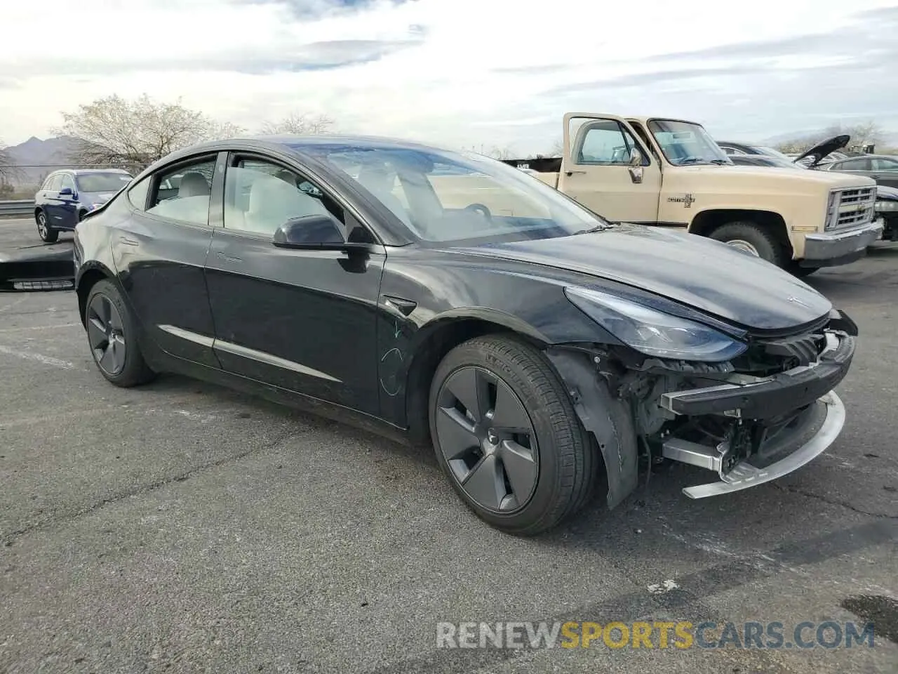 4 Photograph of a damaged car 5YJ3E1EA7PF502831 TESLA MODEL 3 2023