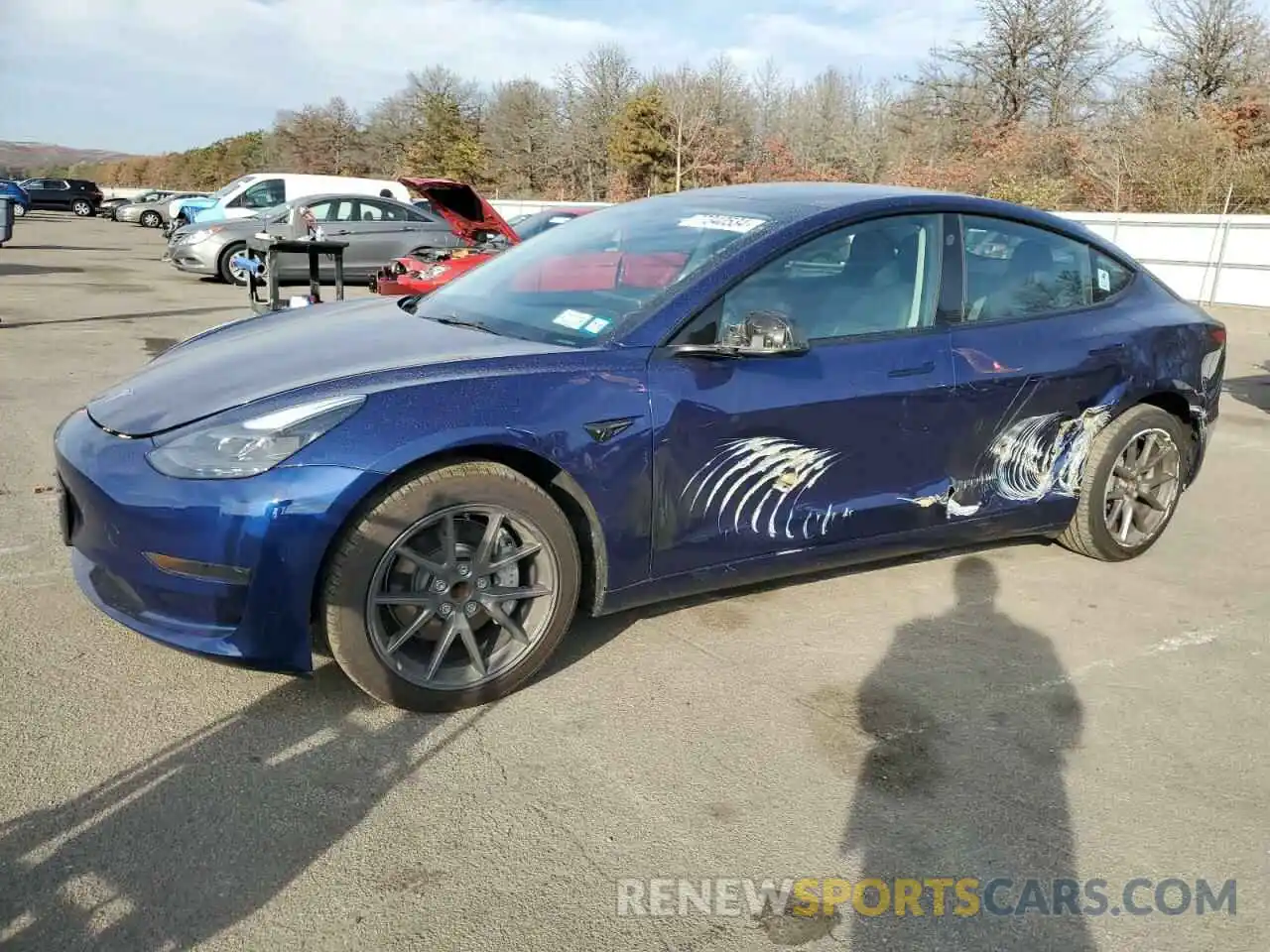 1 Photograph of a damaged car 5YJ3E1EA7PF509388 TESLA MODEL 3 2023