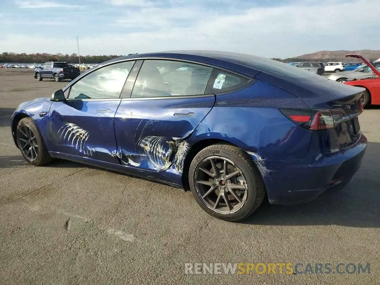 2 Photograph of a damaged car 5YJ3E1EA7PF509388 TESLA MODEL 3 2023