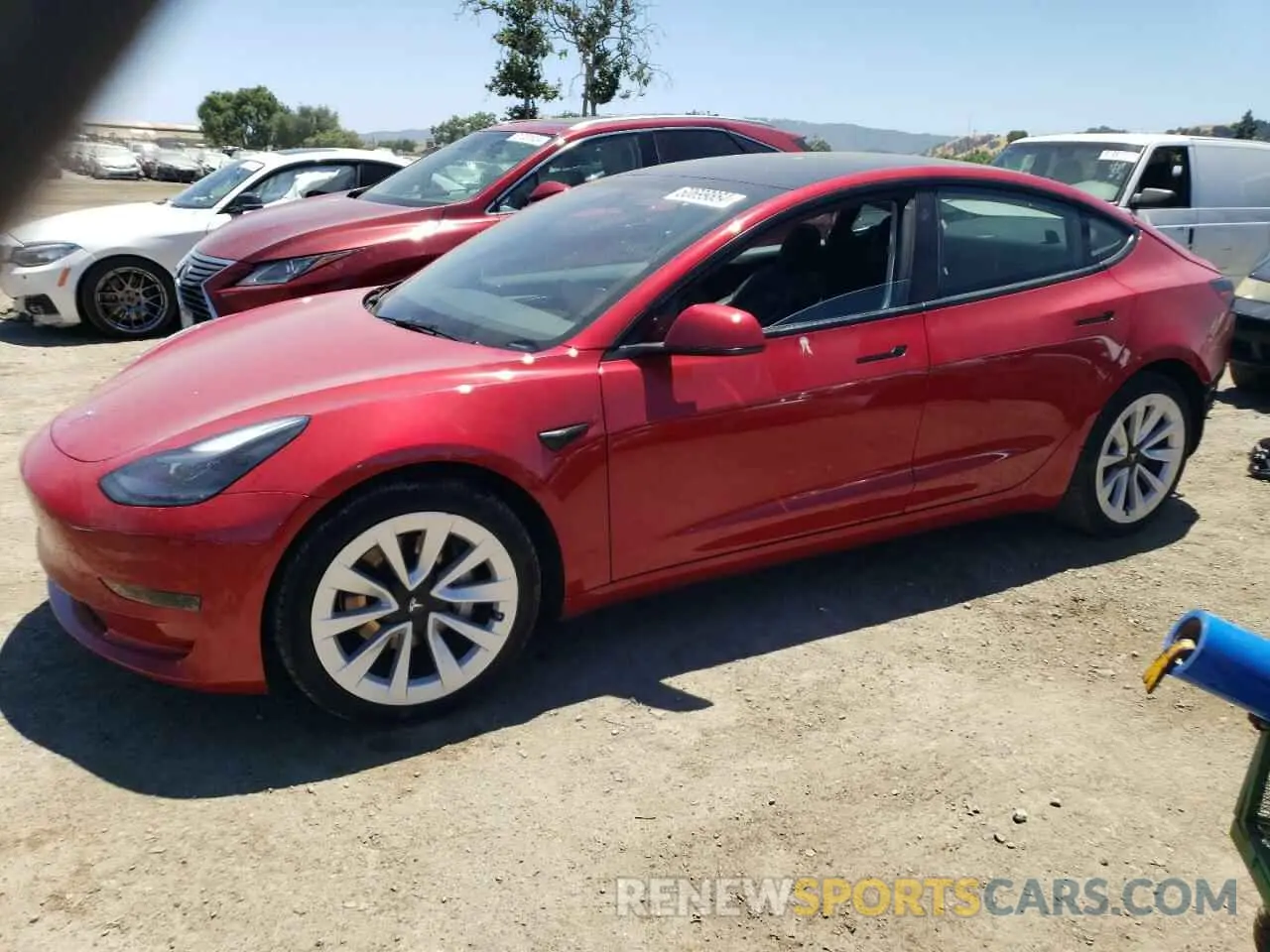 1 Photograph of a damaged car 5YJ3E1EA7PF516809 TESLA MODEL 3 2023
