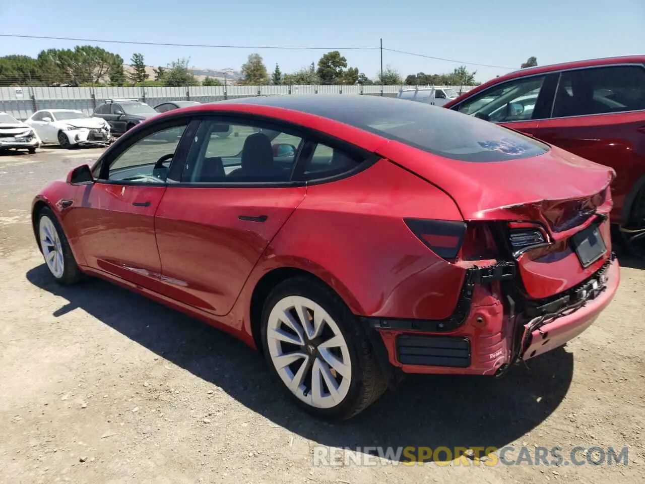 2 Photograph of a damaged car 5YJ3E1EA7PF516809 TESLA MODEL 3 2023