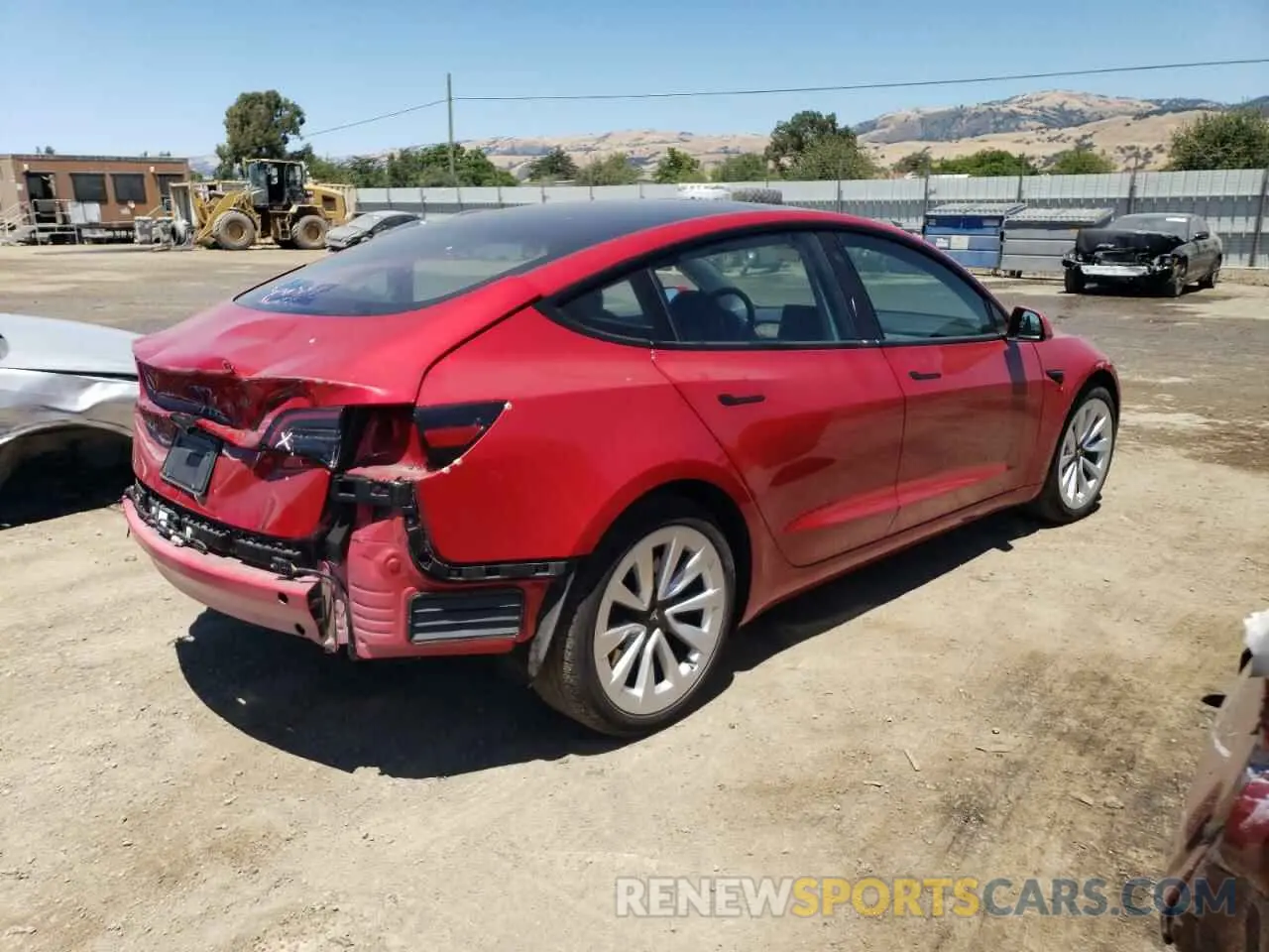 3 Photograph of a damaged car 5YJ3E1EA7PF516809 TESLA MODEL 3 2023