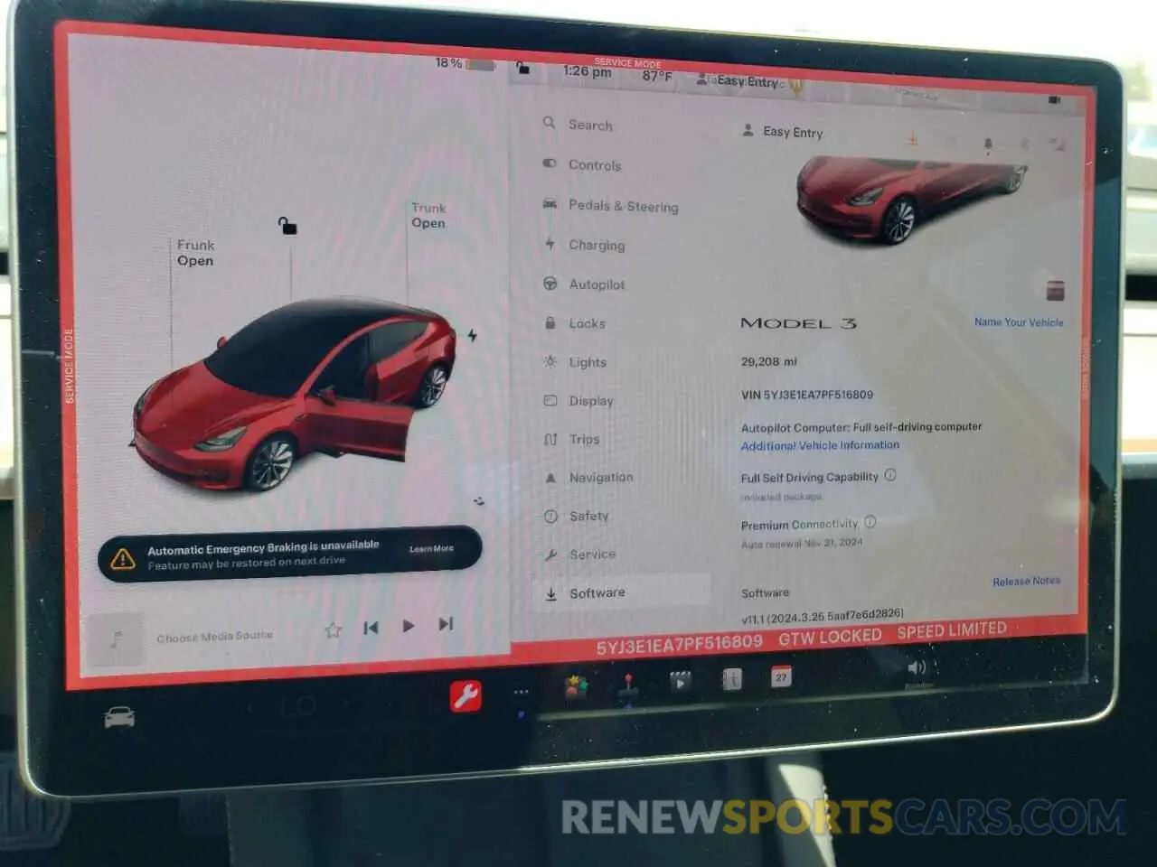 9 Photograph of a damaged car 5YJ3E1EA7PF516809 TESLA MODEL 3 2023