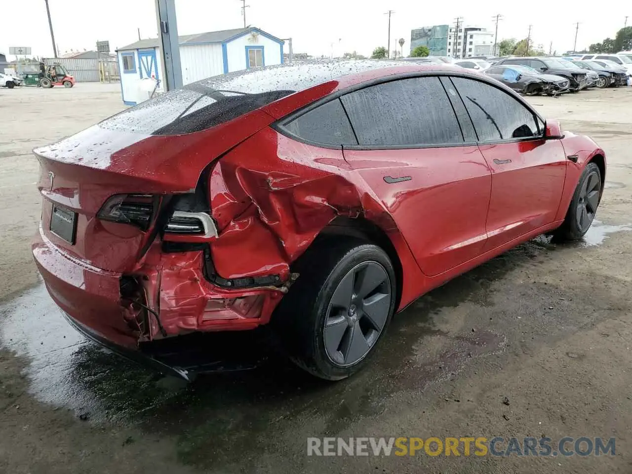 3 Photograph of a damaged car 5YJ3E1EA7PF541421 TESLA MODEL 3 2023