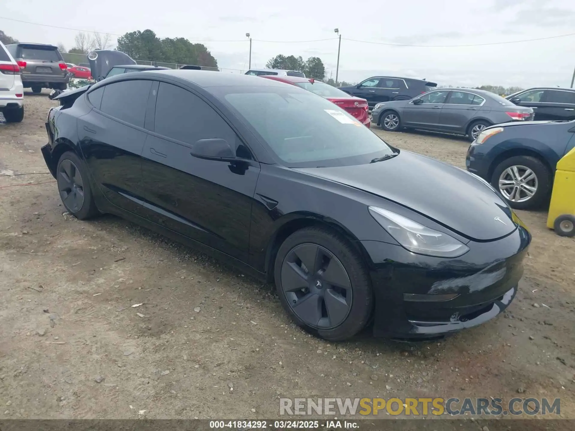 1 Photograph of a damaged car 5YJ3E1EA7PF550202 TESLA MODEL 3 2023