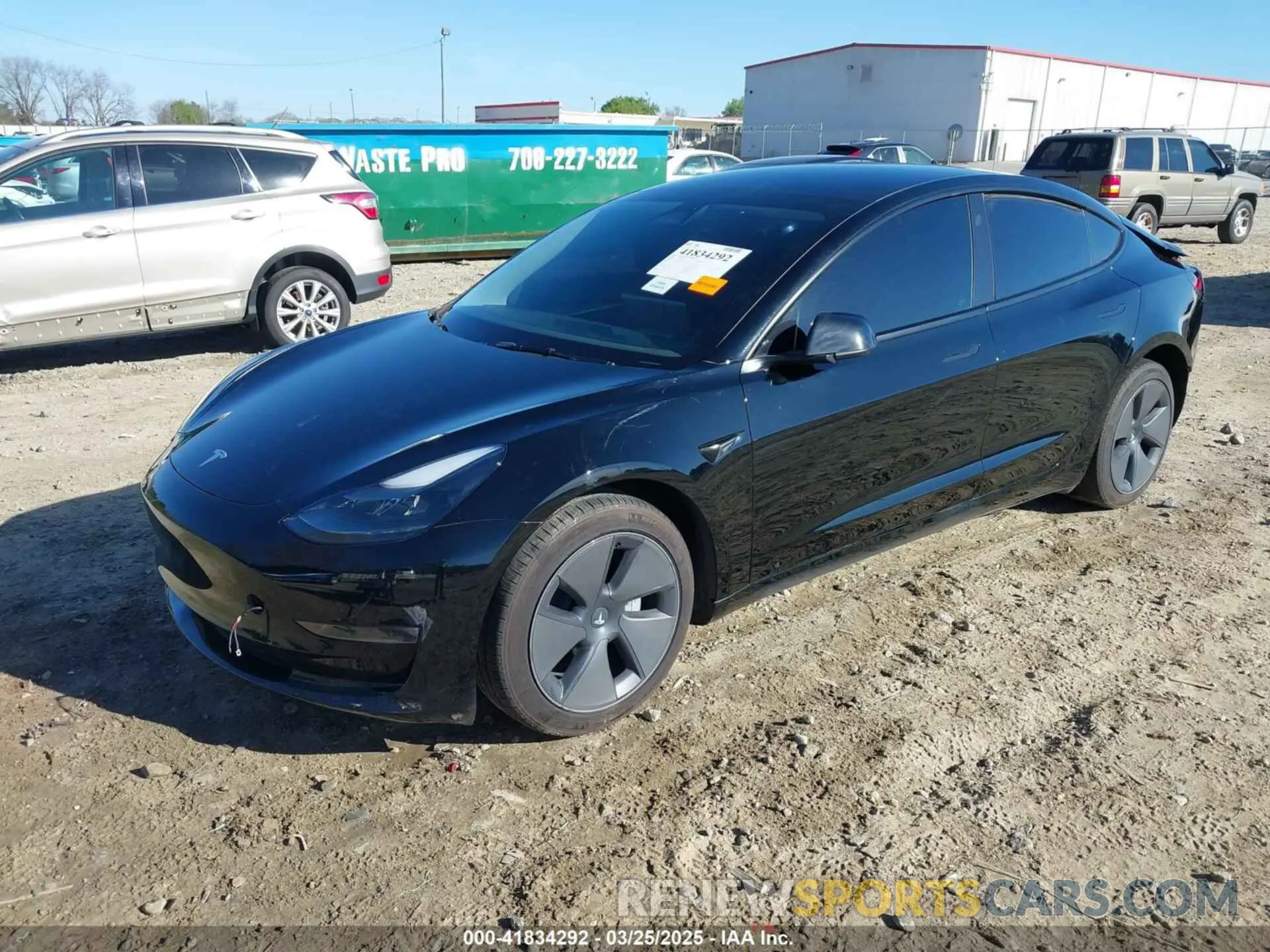 2 Photograph of a damaged car 5YJ3E1EA7PF550202 TESLA MODEL 3 2023