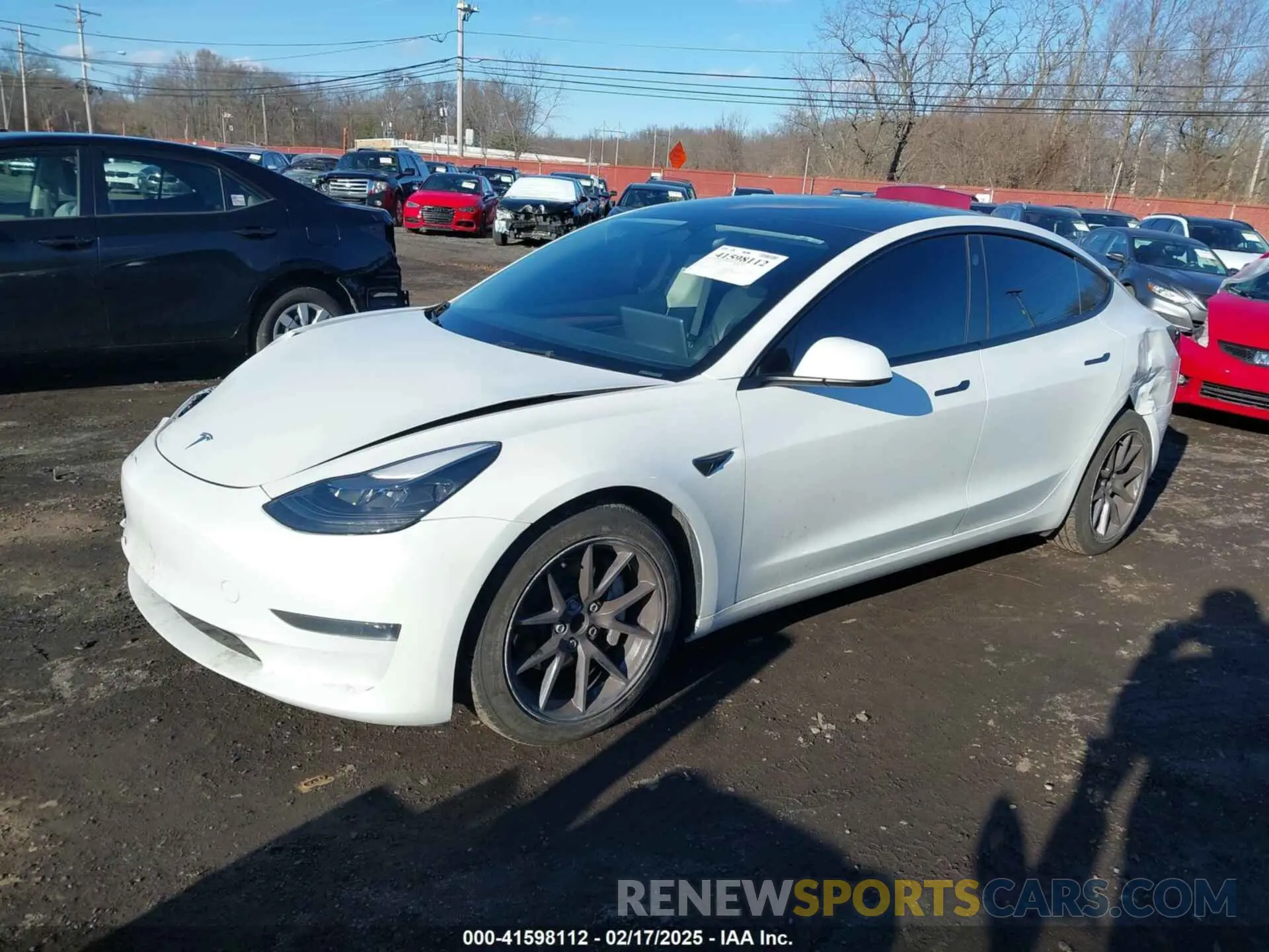 2 Photograph of a damaged car 5YJ3E1EA7PF550524 TESLA MODEL 3 2023