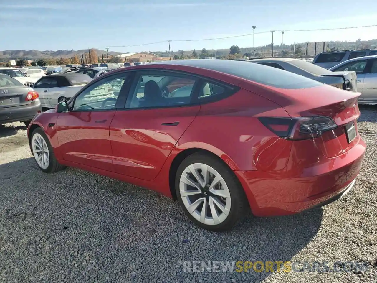 2 Photograph of a damaged car 5YJ3E1EA7PF552080 TESLA MODEL 3 2023