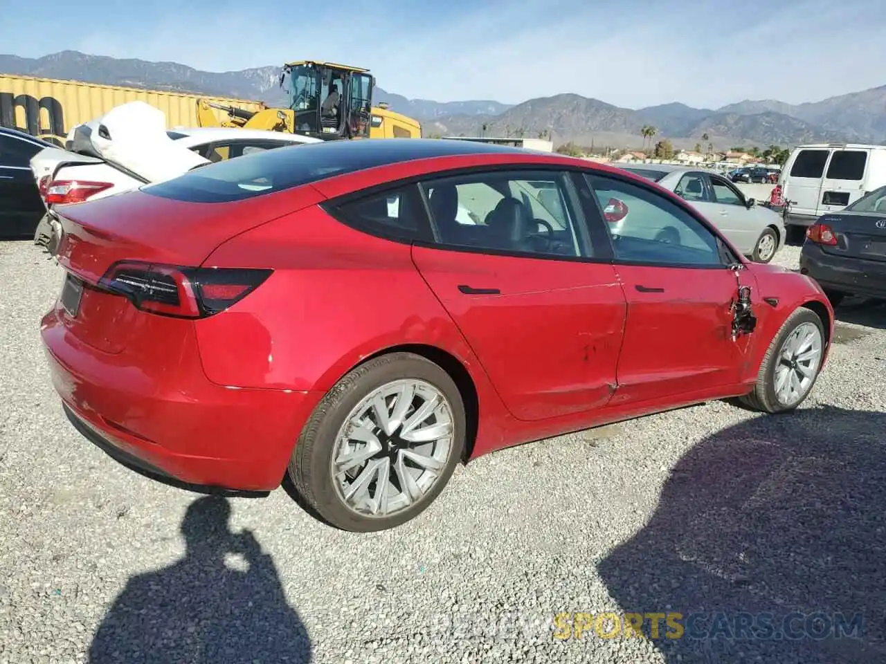 3 Photograph of a damaged car 5YJ3E1EA7PF552080 TESLA MODEL 3 2023