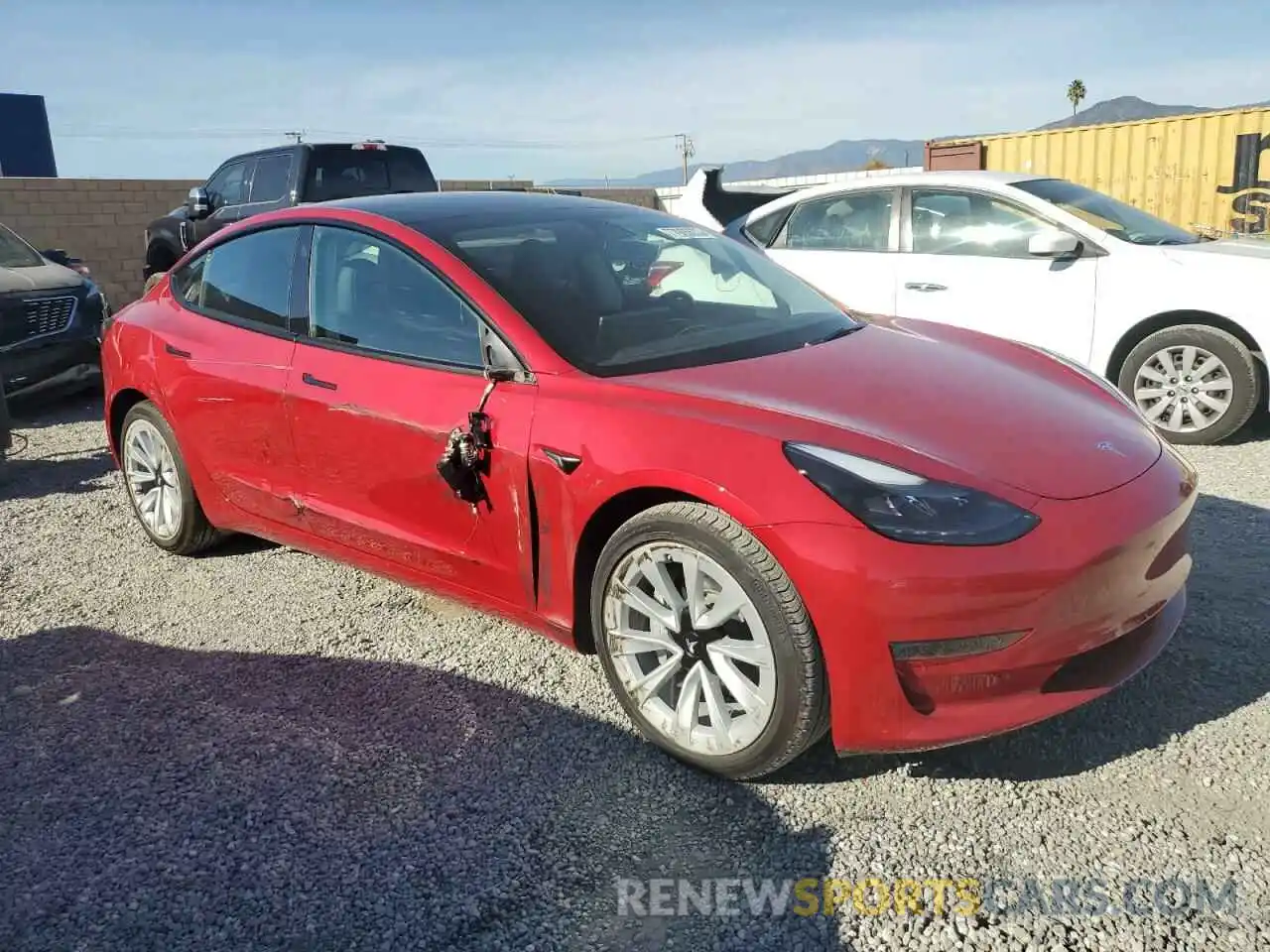 4 Photograph of a damaged car 5YJ3E1EA7PF552080 TESLA MODEL 3 2023