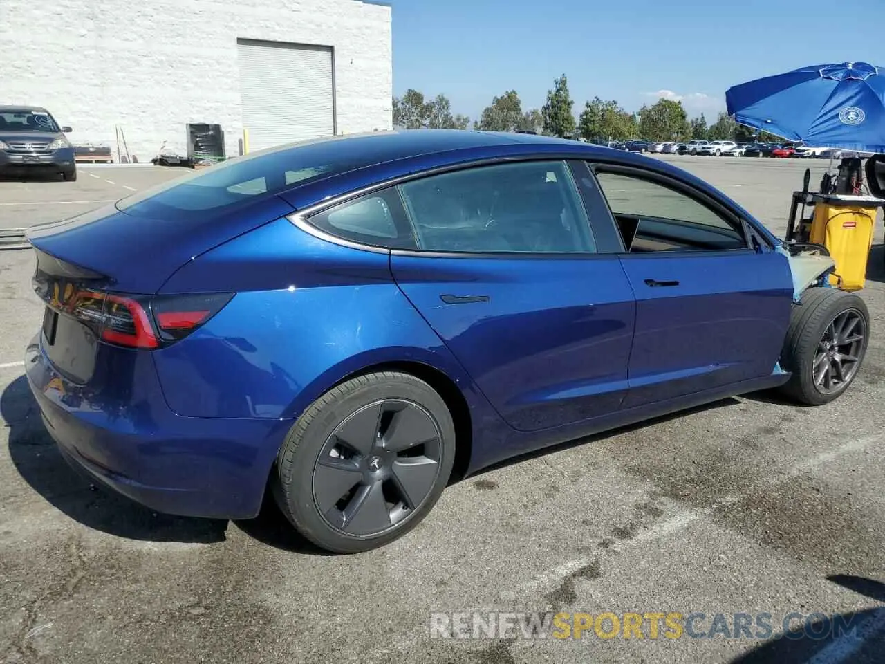 3 Photograph of a damaged car 5YJ3E1EA7PF558798 TESLA MODEL 3 2023