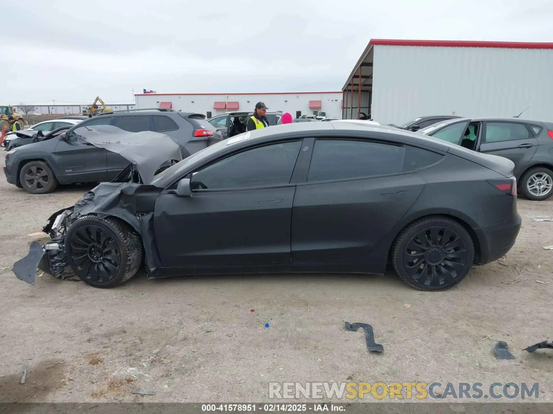 14 Photograph of a damaged car 5YJ3E1EA7PF563550 TESLA MODEL 3 2023