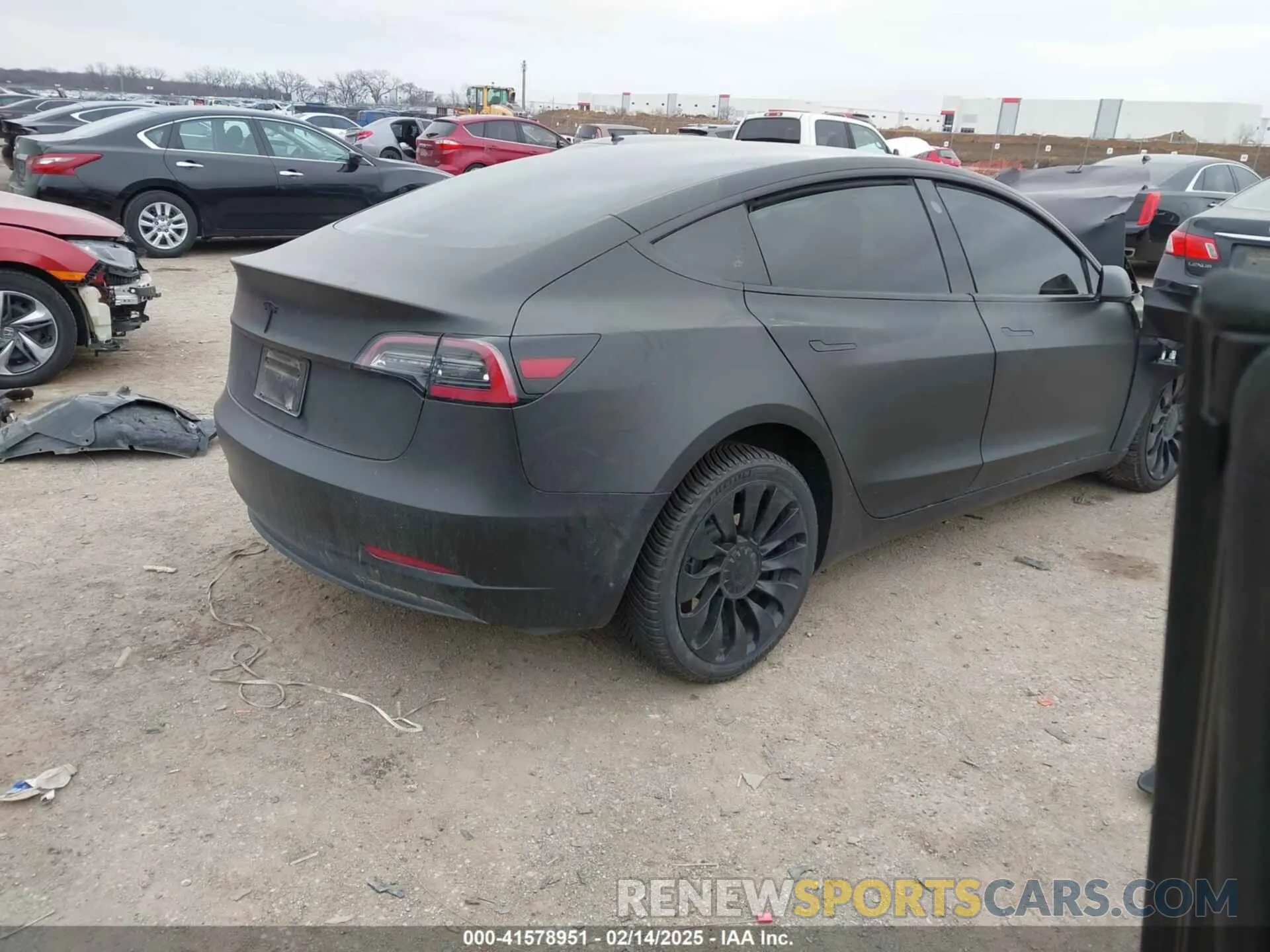 4 Photograph of a damaged car 5YJ3E1EA7PF563550 TESLA MODEL 3 2023