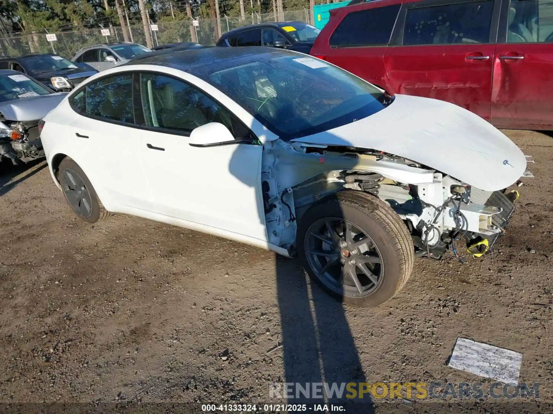 1 Photograph of a damaged car 5YJ3E1EA7PF564956 TESLA MODEL 3 2023