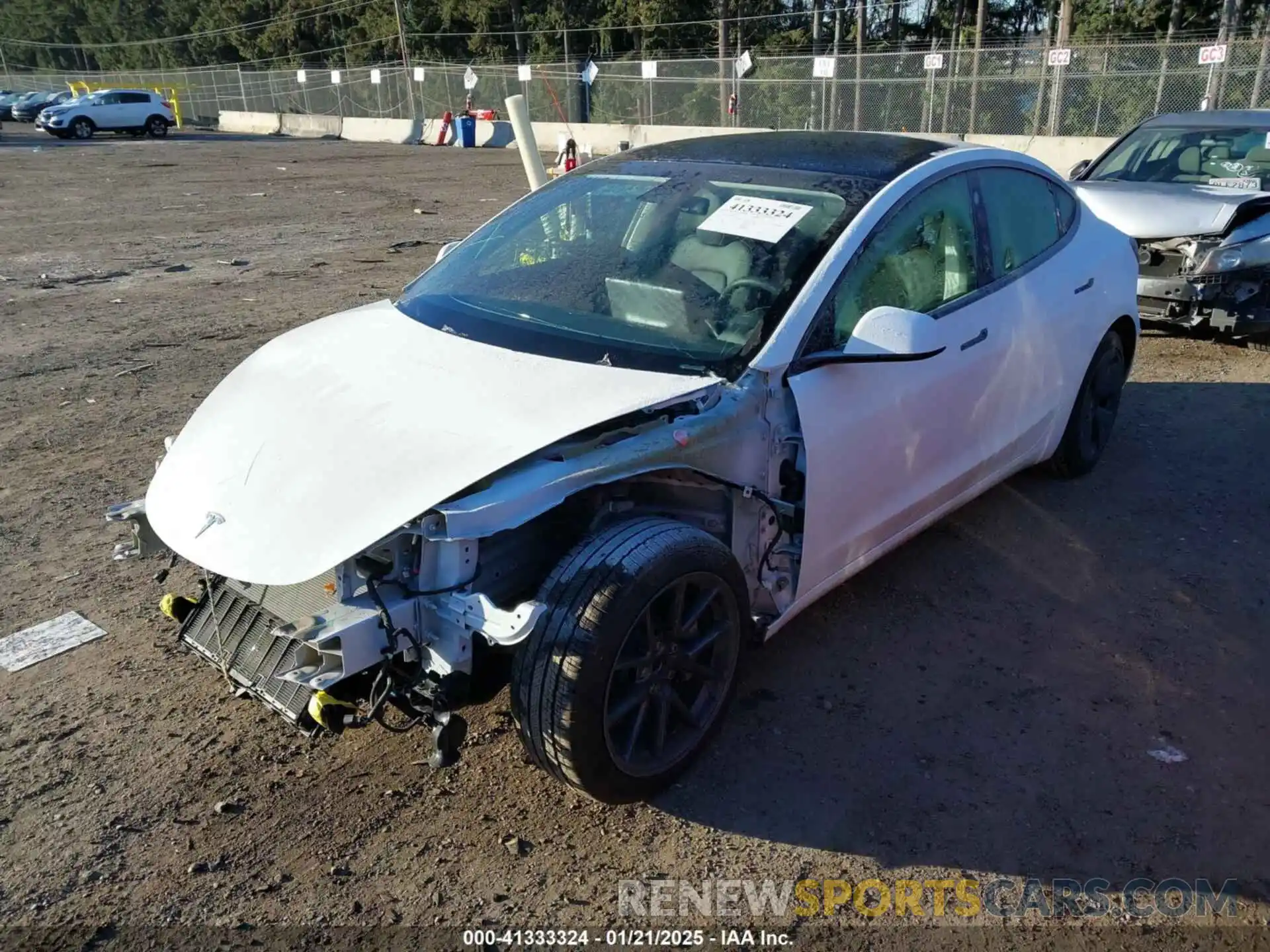 2 Photograph of a damaged car 5YJ3E1EA7PF564956 TESLA MODEL 3 2023