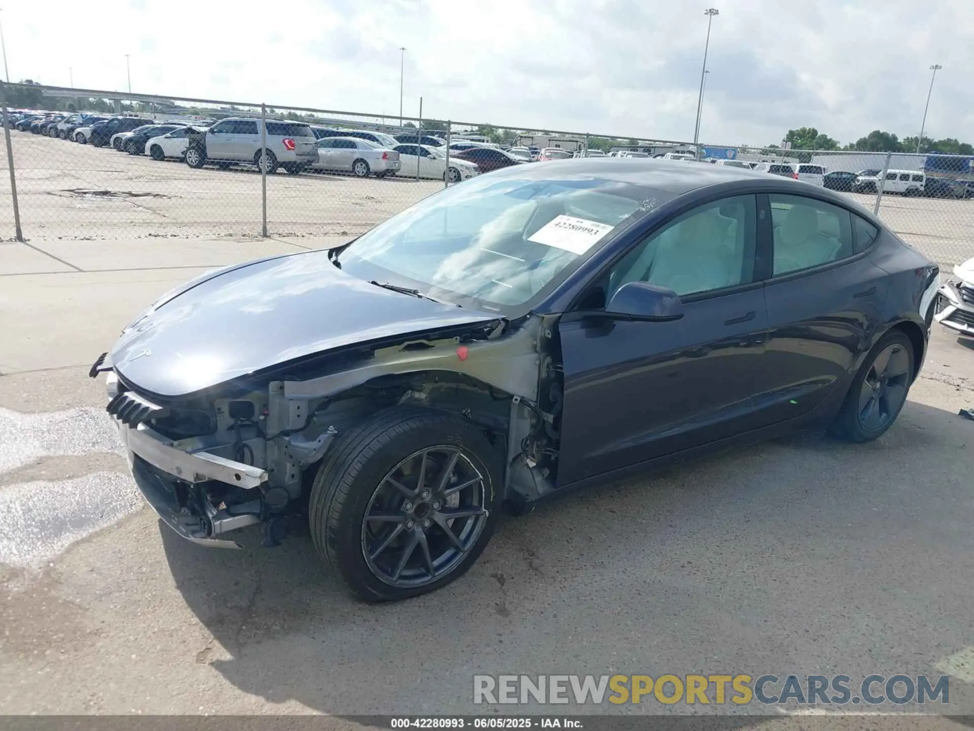 2 Photograph of a damaged car 5YJ3E1EA7PF567906 TESLA MODEL 3 2023