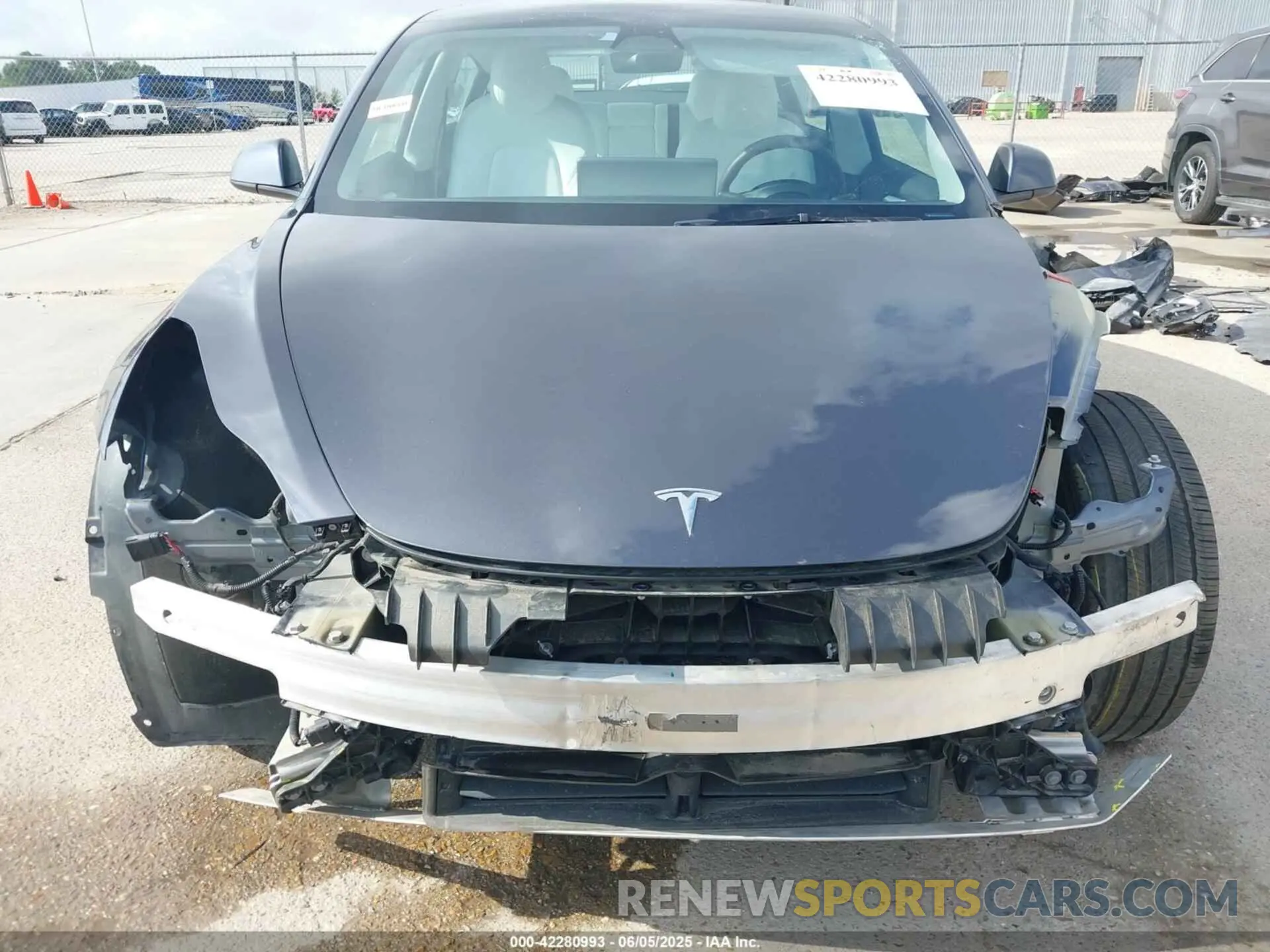 6 Photograph of a damaged car 5YJ3E1EA7PF567906 TESLA MODEL 3 2023