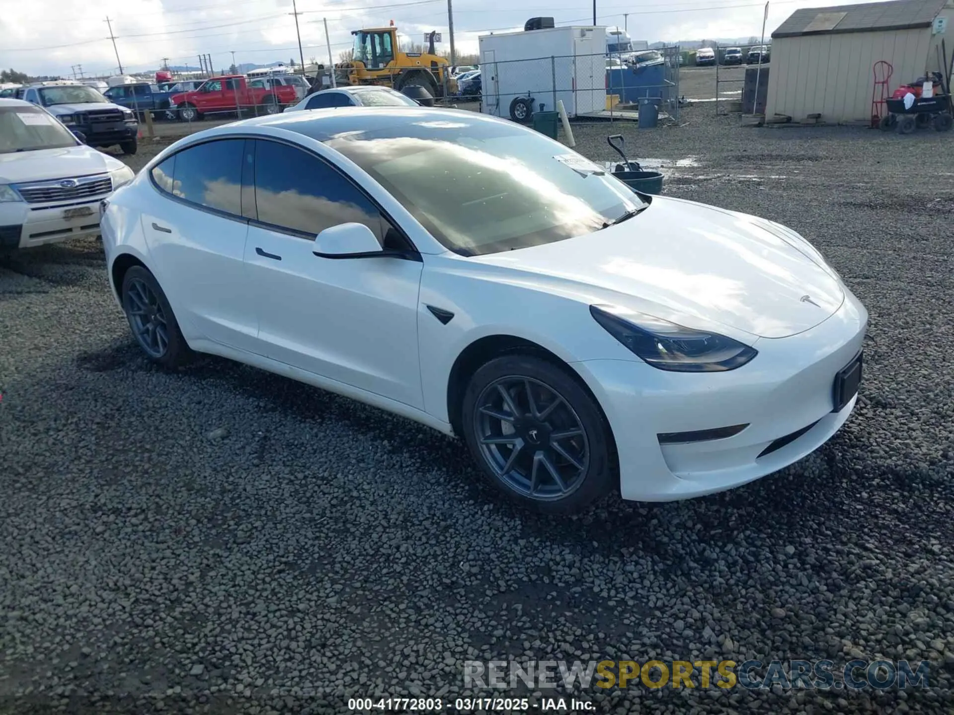 1 Photograph of a damaged car 5YJ3E1EA7PF570871 TESLA MODEL 3 2023