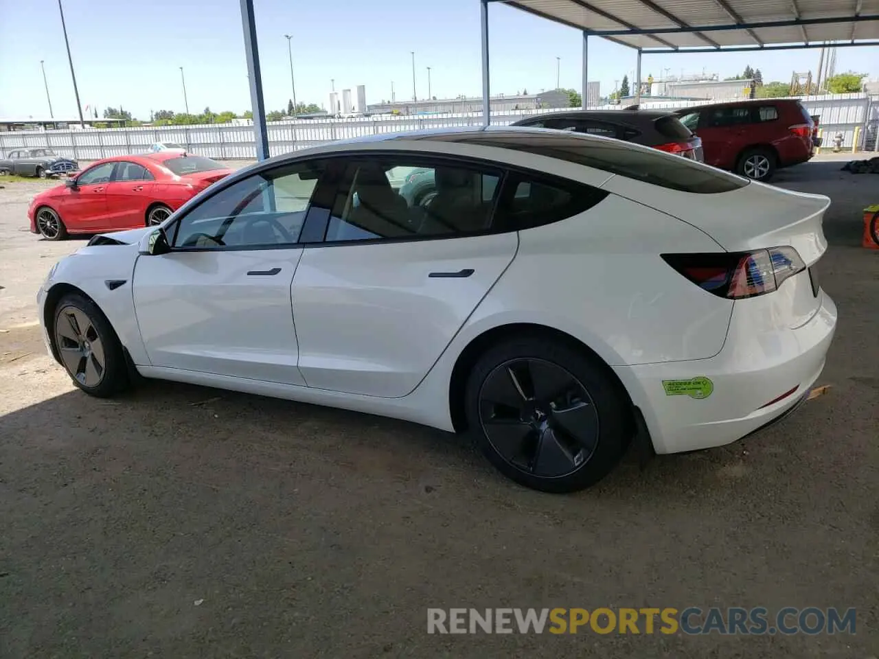 2 Photograph of a damaged car 5YJ3E1EA7PF579277 TESLA MODEL 3 2023