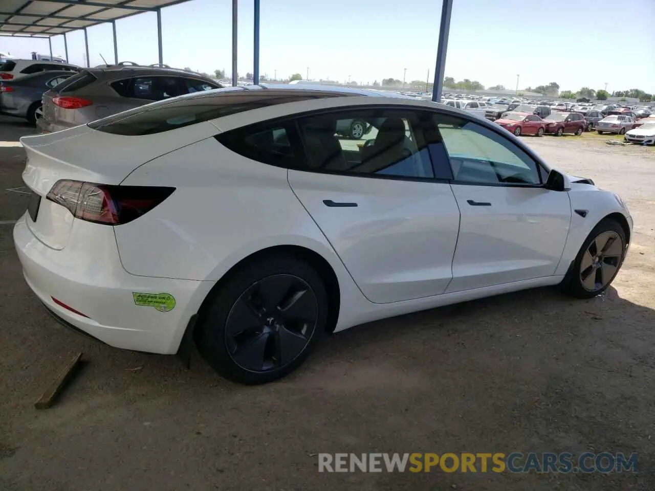 3 Photograph of a damaged car 5YJ3E1EA7PF579277 TESLA MODEL 3 2023