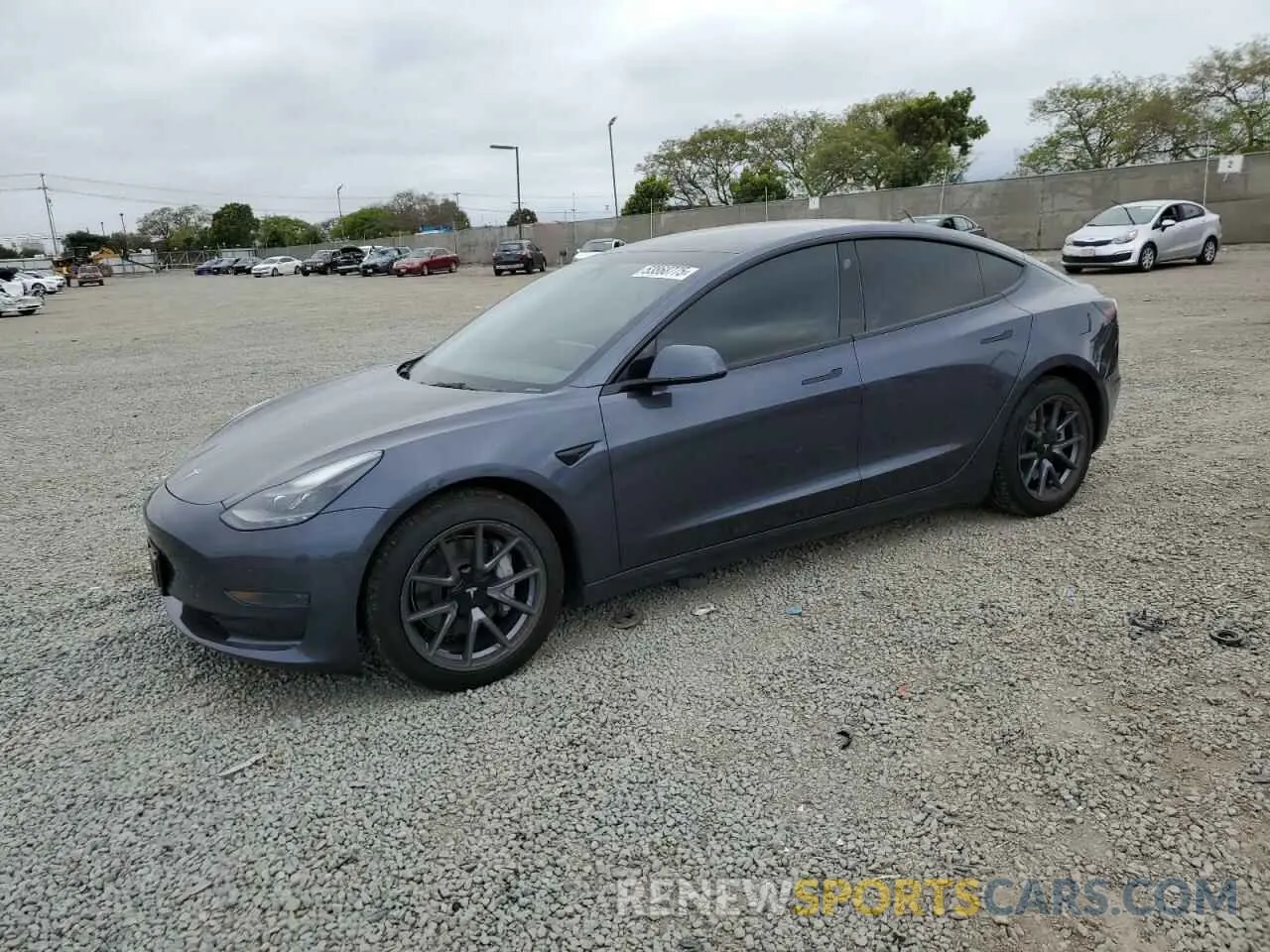 1 Photograph of a damaged car 5YJ3E1EA7PF598489 TESLA MODEL 3 2023