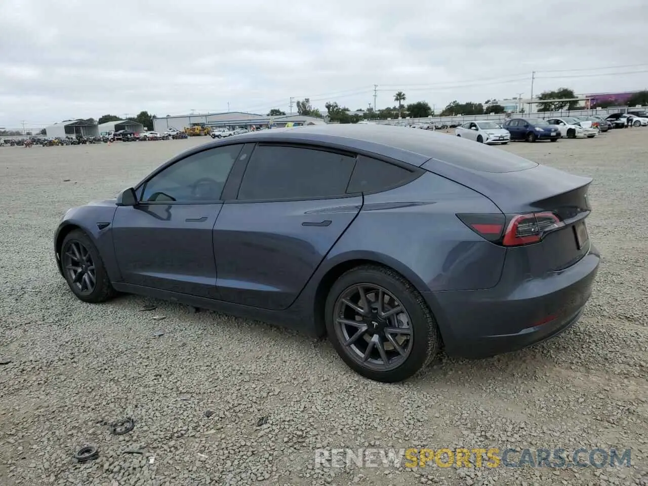 2 Photograph of a damaged car 5YJ3E1EA7PF598489 TESLA MODEL 3 2023