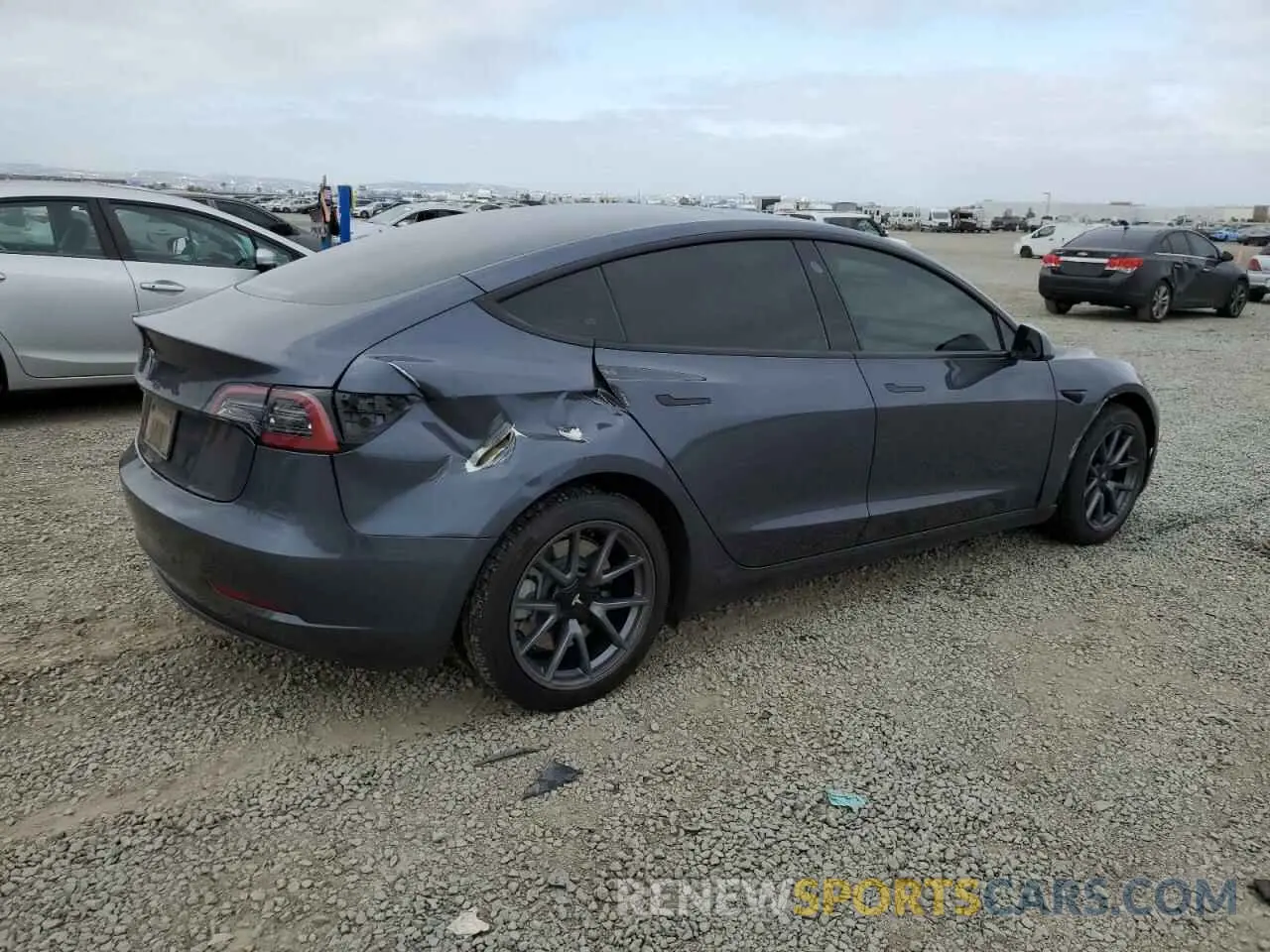 3 Photograph of a damaged car 5YJ3E1EA7PF598489 TESLA MODEL 3 2023