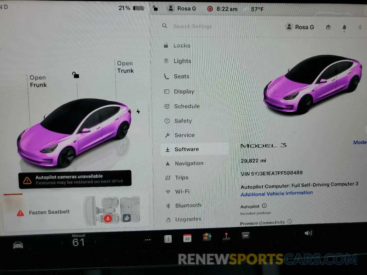 9 Photograph of a damaged car 5YJ3E1EA7PF598489 TESLA MODEL 3 2023