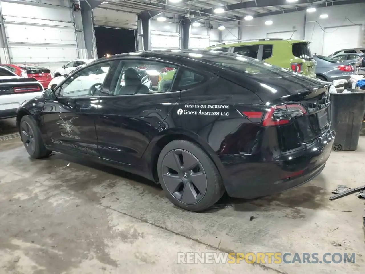 2 Photograph of a damaged car 5YJ3E1EA7PF604646 TESLA MODEL 3 2023