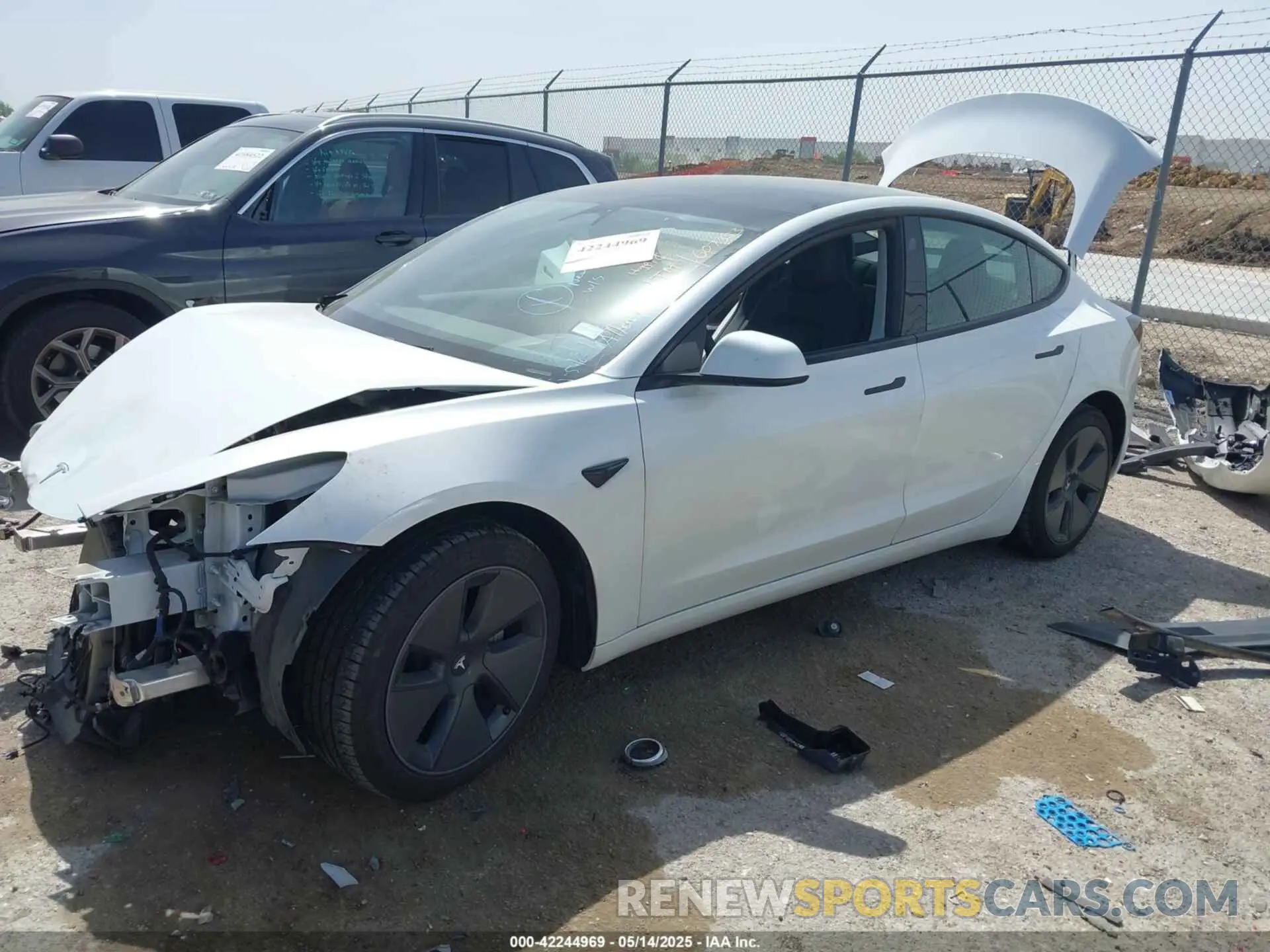 2 Photograph of a damaged car 5YJ3E1EA7PF607353 TESLA MODEL 3 2023