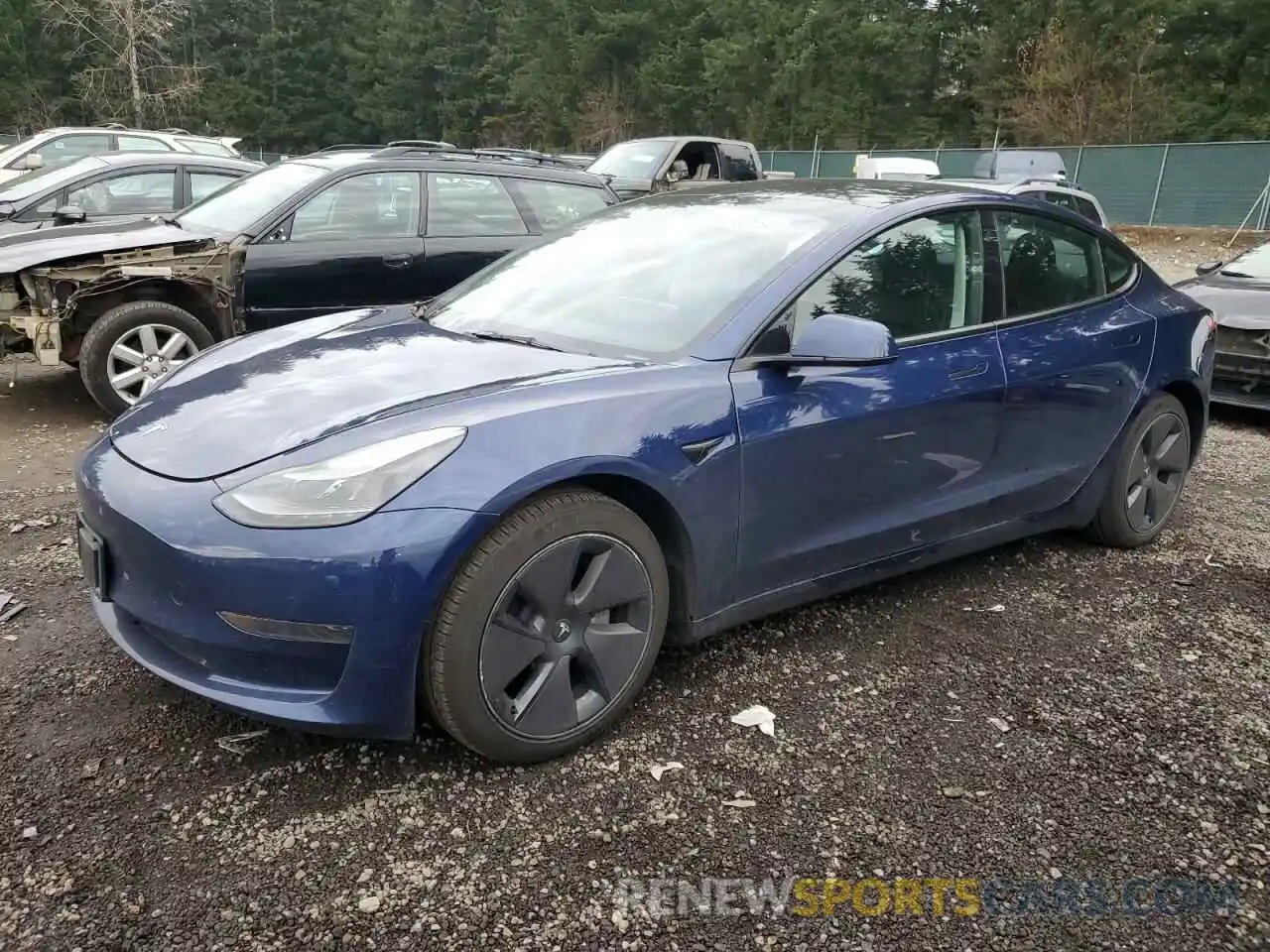 1 Photograph of a damaged car 5YJ3E1EA7PF610110 TESLA MODEL 3 2023