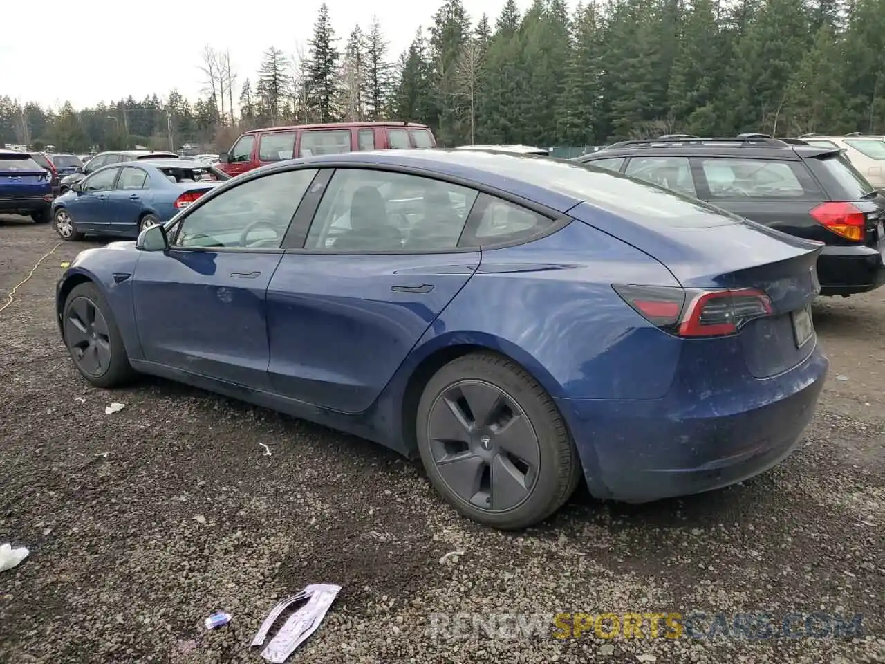 2 Photograph of a damaged car 5YJ3E1EA7PF610110 TESLA MODEL 3 2023