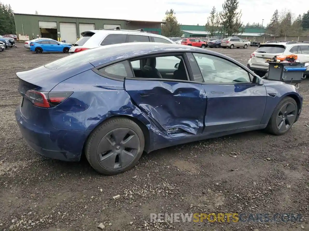 3 Photograph of a damaged car 5YJ3E1EA7PF610110 TESLA MODEL 3 2023