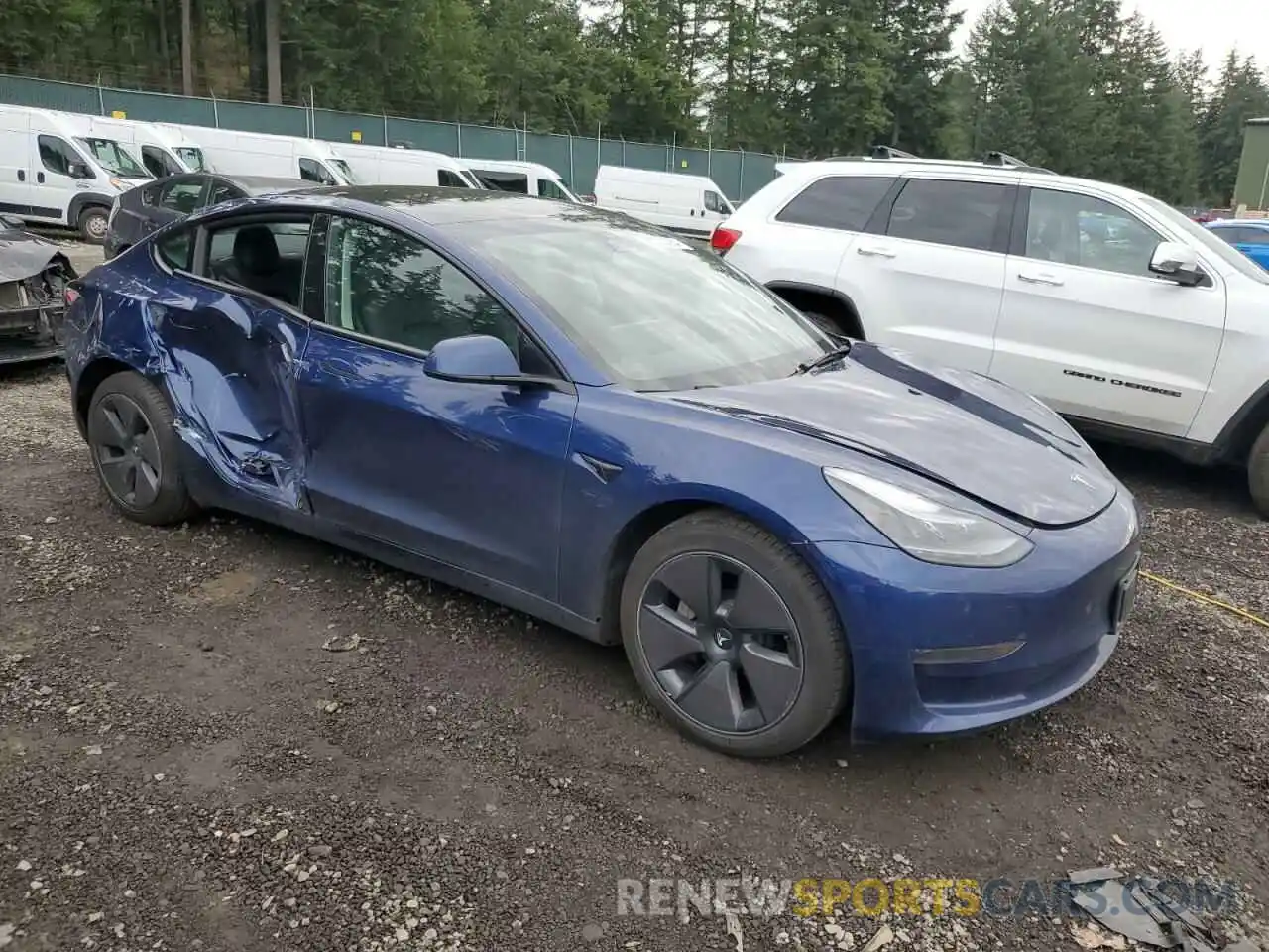 4 Photograph of a damaged car 5YJ3E1EA7PF610110 TESLA MODEL 3 2023