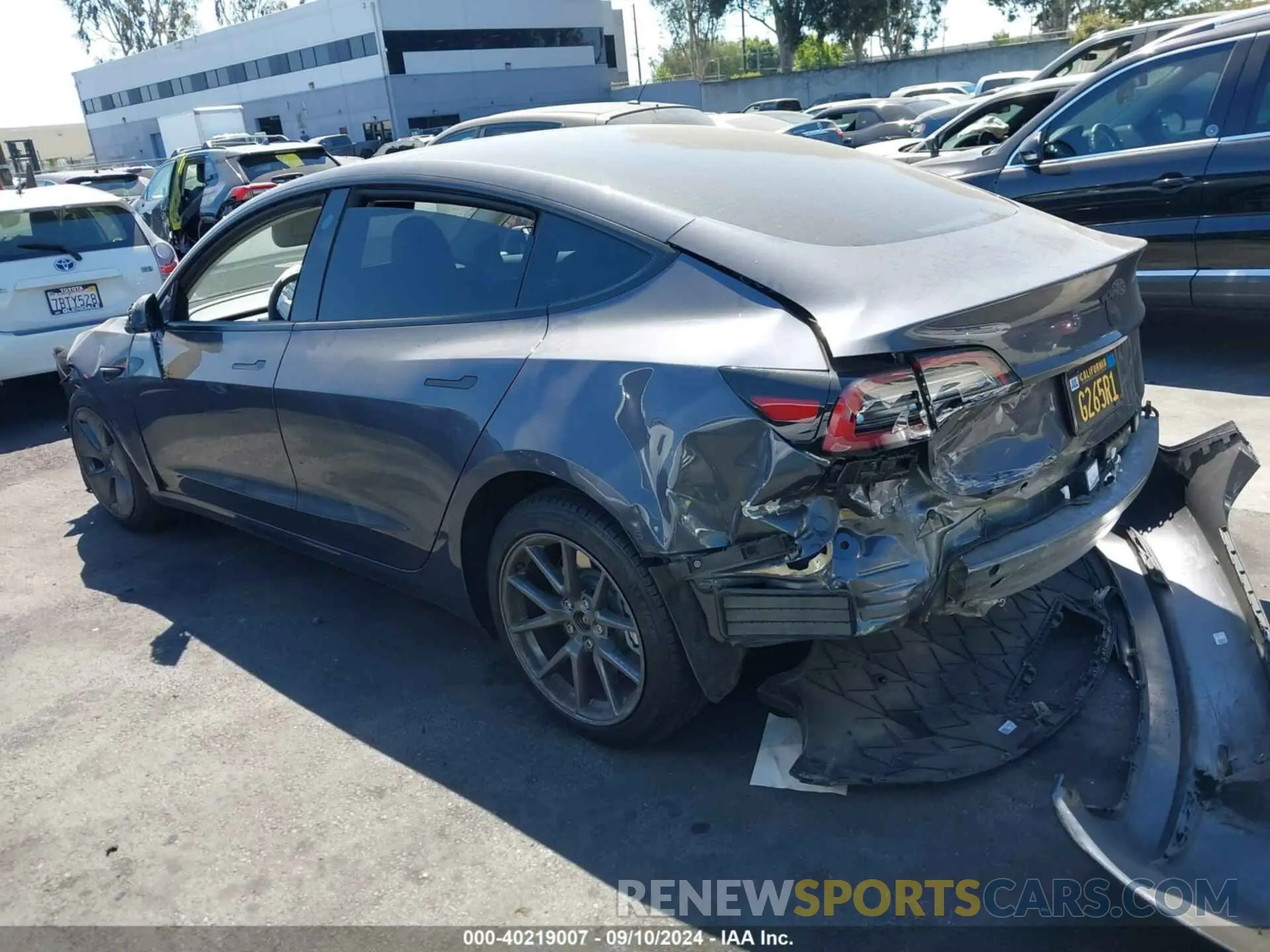 3 Photograph of a damaged car 5YJ3E1EA7PF611273 TESLA MODEL 3 2023