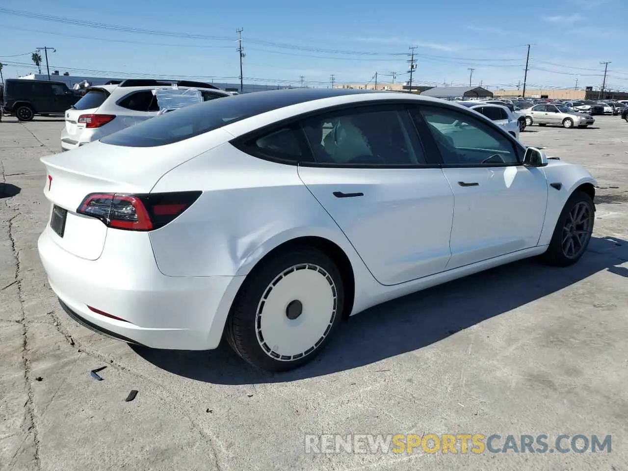 3 Photograph of a damaged car 5YJ3E1EA7PF612018 TESLA MODEL 3 2023